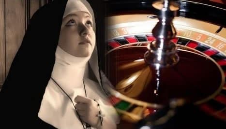 Rahibe ve Casino Rulet Masası