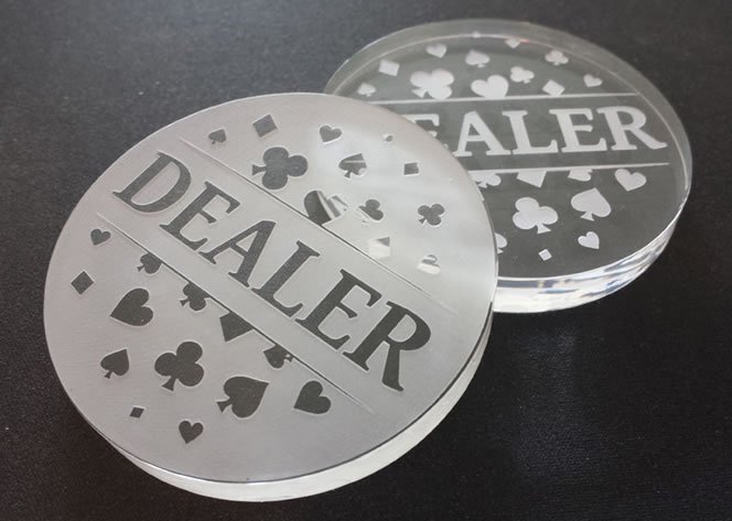 Poker Dealer Çipi
